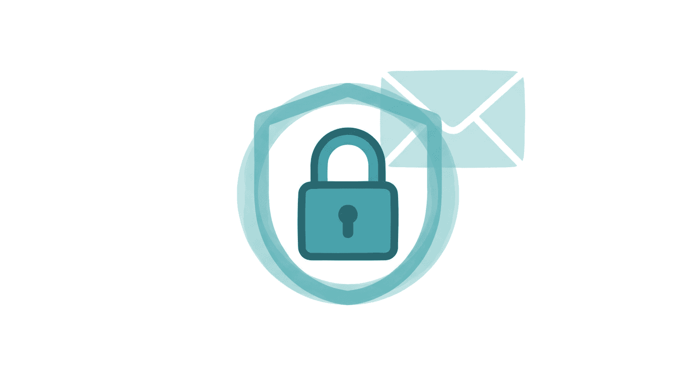 httpsとSSL(南京錠と封筒で守られる安全な通信)を表したアイキャッチ画像
